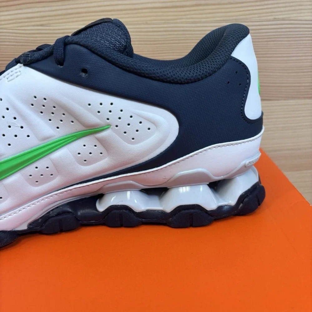 Nike Reax 8 NSW SL Training Shoes Mens 10 White Green Navy IR5118-102